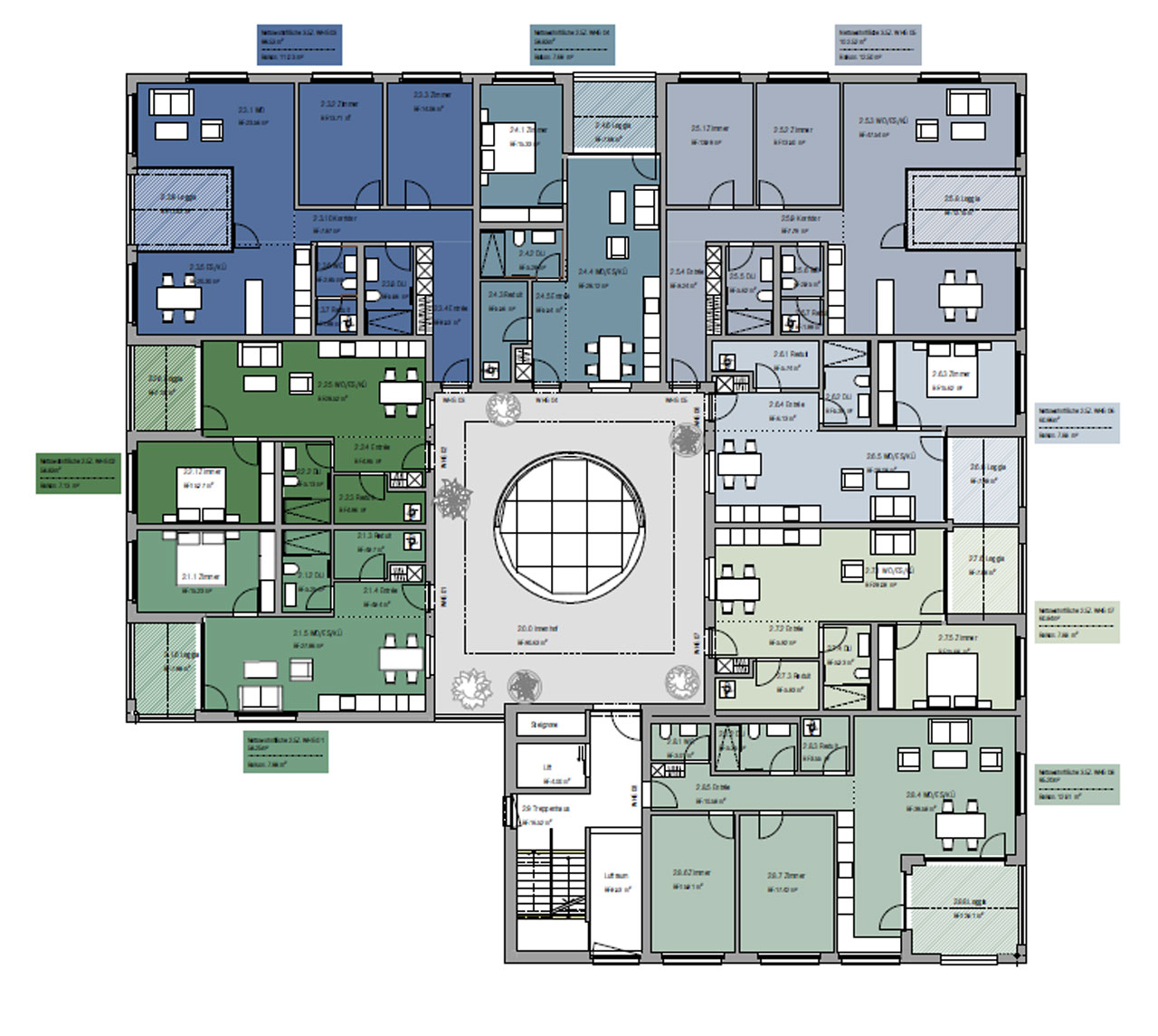 Grundriss 2. Obergeschoss